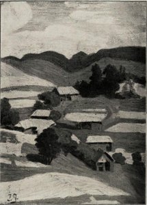 قرية في زاوية Bohinj بواسطة إيفان جروهار